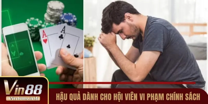 Hậu quả dành cho hội viên vi phạm chính sách quyền riêng tư